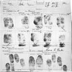 Rosa Parks Fingerprint Card