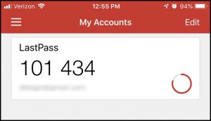 LastPass Two-Factor Authentication