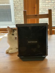 Netgear router with cat