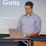 Andrew Willis introducing 3D Printed Guns Event