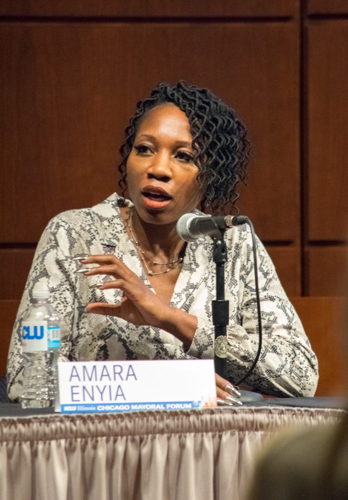 Amara Enyia at ACLU-IL Forum