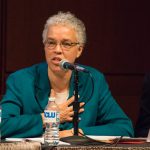 Toni Preckwinkle at ACLU-IL Mayoral Forum