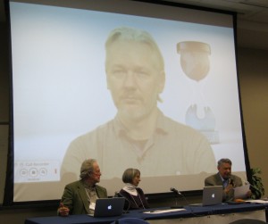 Julian Assange, Feb 27th The Media Consortium conference, Chicago, IL