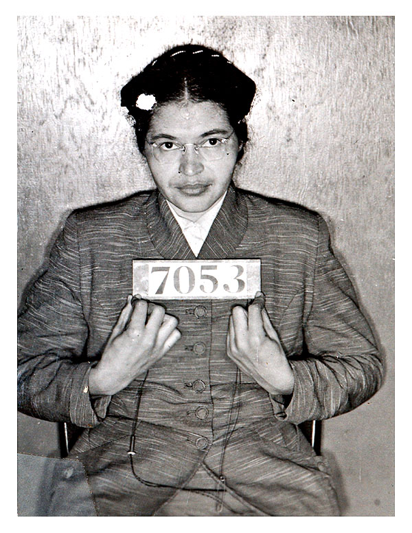 Rosa Parks mug shot.