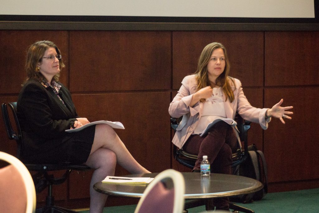 Professor Jennifer Robbins and Jenny Johnson Ware